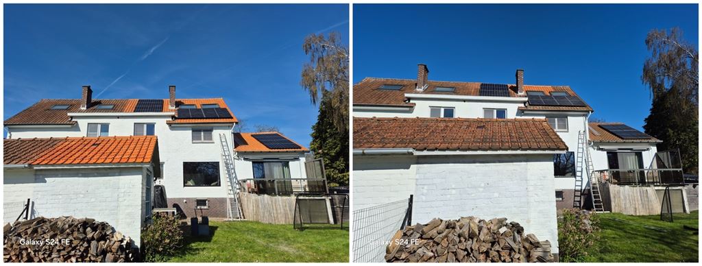 dak reiniging oranje pannen